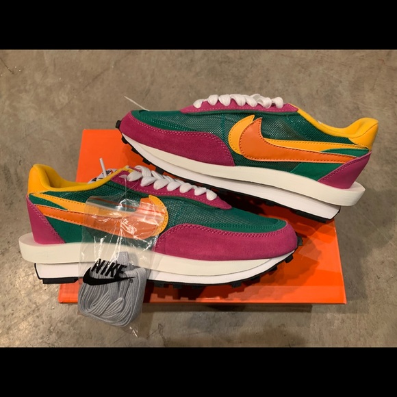 sacai ldwaffle pine green